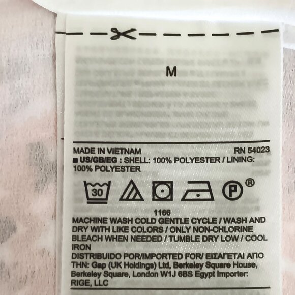 GAP Women's Pink Coral Heart Drapy Camisole Size M - Picture 10 of 12